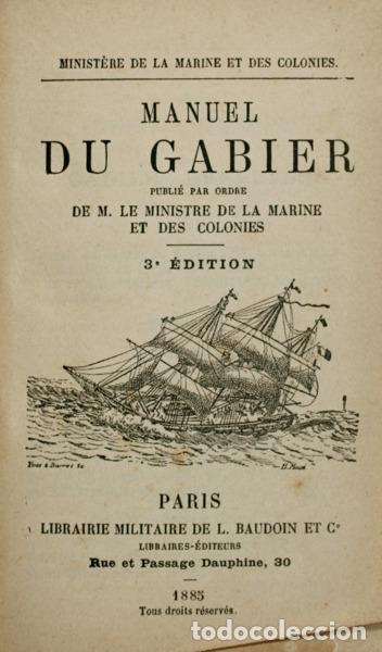Libros antiguos: MANUEL DU GABIER. - Foto 1