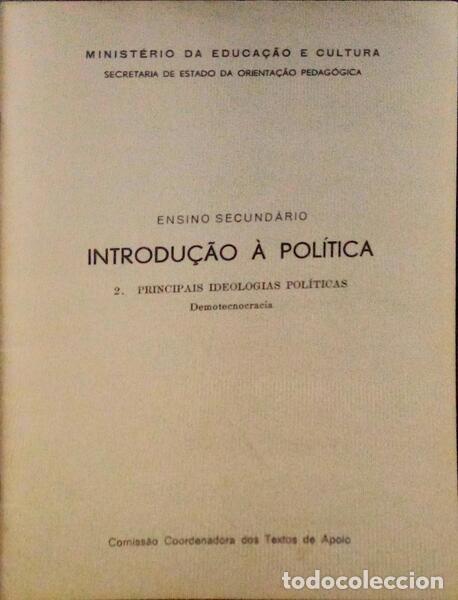 Libros antiguos: INTRODU&Ccedil;&Atilde;O A POL&Iacute;TICA. - Foto 3