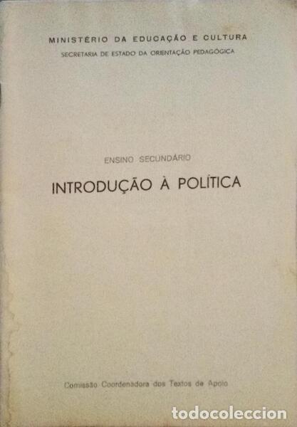 Libros antiguos: INTRODU&Ccedil;&Atilde;O A POL&Iacute;TICA. - Foto 1