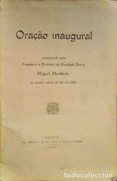 Libros antiguos: ORA&Ccedil;&Atilde;O INAUGURAL - Foto 1
