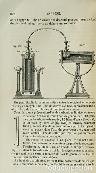Libros antiguos: REGNAULT. (M. V.) - COURS &Eacute;L&Eacute;MENTAIRE DE CHIMIE. - Foto 3