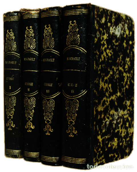 Libros antiguos: REGNAULT. (M. V.) - COURS &Eacute;L&Eacute;MENTAIRE DE CHIMIE. - Foto 4