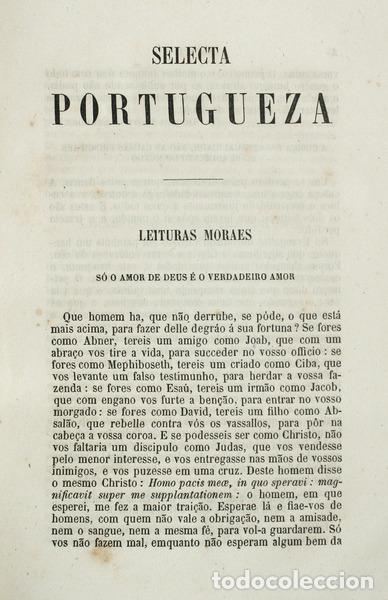 Libros antiguos: SELECTA PORTUGUEZA. - Foto 2