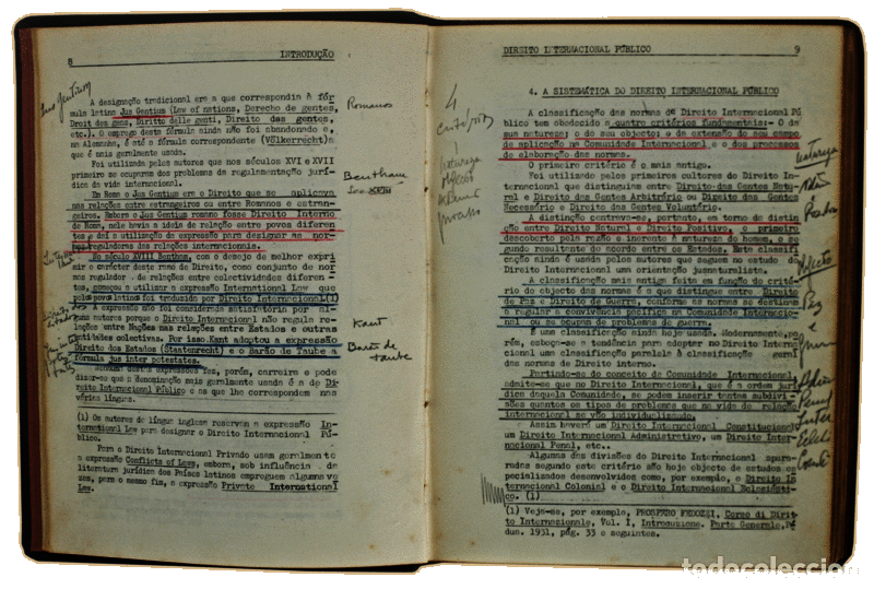 Libros antiguos: SILVA CUNHA. - DIREITO INTERNACIONAL P&Uacute;BLICO. - Foto 2