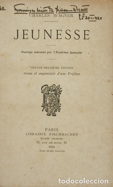 Libros antiguos: WAGNER. (Charles) - JEUNESSE. - Foto 1