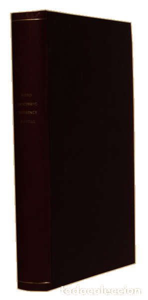 Libros antiguos: WORD PROCESSING, REFERENCE MANUAL. - Foto 3
