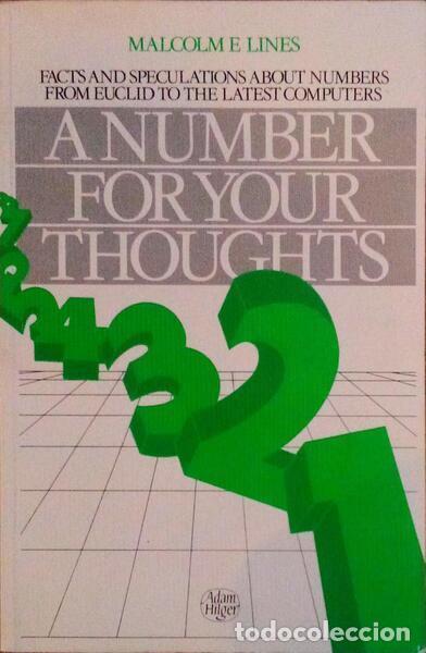 Libros antiguos: LINES. (Malcolm E.) - A NUMBER FOR YOUR THOUGHTS. - Foto 1