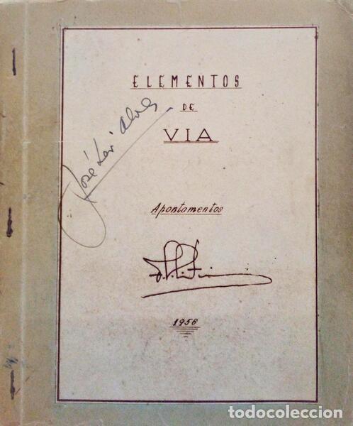 Libros antiguos: ELEMENTOS DE VIA. - Foto 1