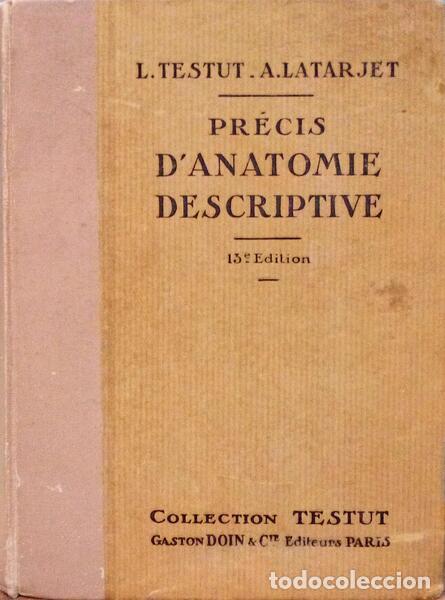 Libros antiguos: TESTUT. (L.) - PR&Eacute;CIS D&#39;ANATOMIE DESCRIPTIVE, AIDE-M&Eacute;MOIRE. - Foto 1