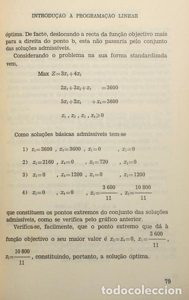 Libros antiguos: SILVA FERREIRA. (Jo&atilde;o da) - INTRODU&Ccedil;&Atilde;O &Agrave; PROGRAMA&Ccedil;&Atilde;O LINEAR. - Foto 2