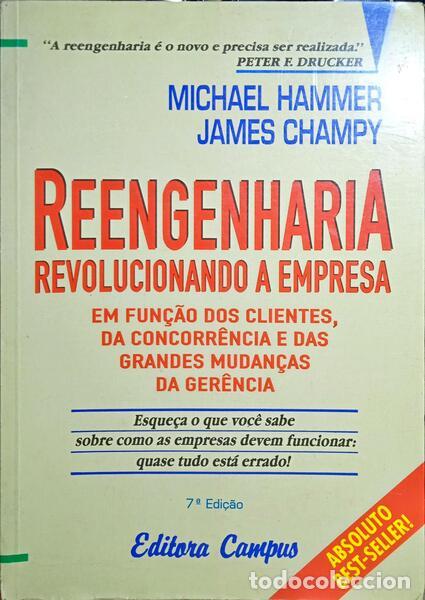 Libros antiguos: HAMMER. (Michael) e James Champy. - REENGENHARIA. - Foto 1