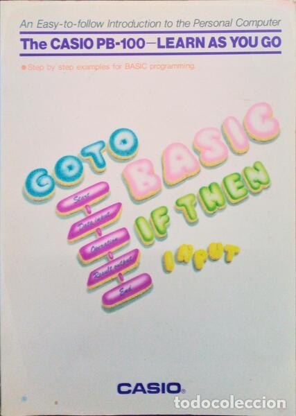 Libros antiguos: THE CASIO PB-100, LEARN AS YOU GO. - Foto 1