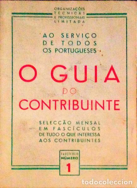 Libros antiguos: GUIA (O) DO CONTRIBUINTE. - Foto 1