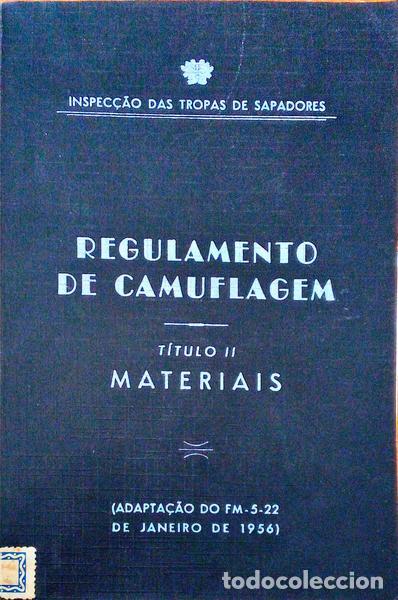 Libros antiguos: REGULAMENTO DE CAMUFLAGEM. - Foto 1