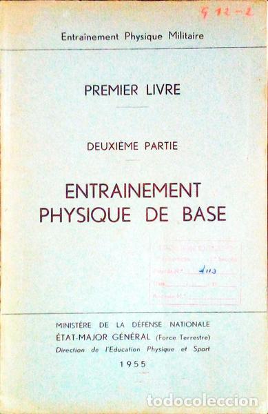 Libros antiguos: ENTRAINEMENT PHYSIQUE DE BASE. - Foto 1