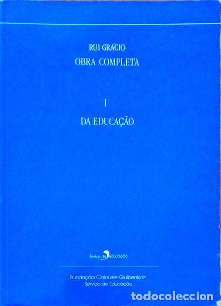 Libros antiguos: GR&Aacute;CIO. (Rui) - DA EDUCA&Ccedil;&Atilde;O. - Foto 1