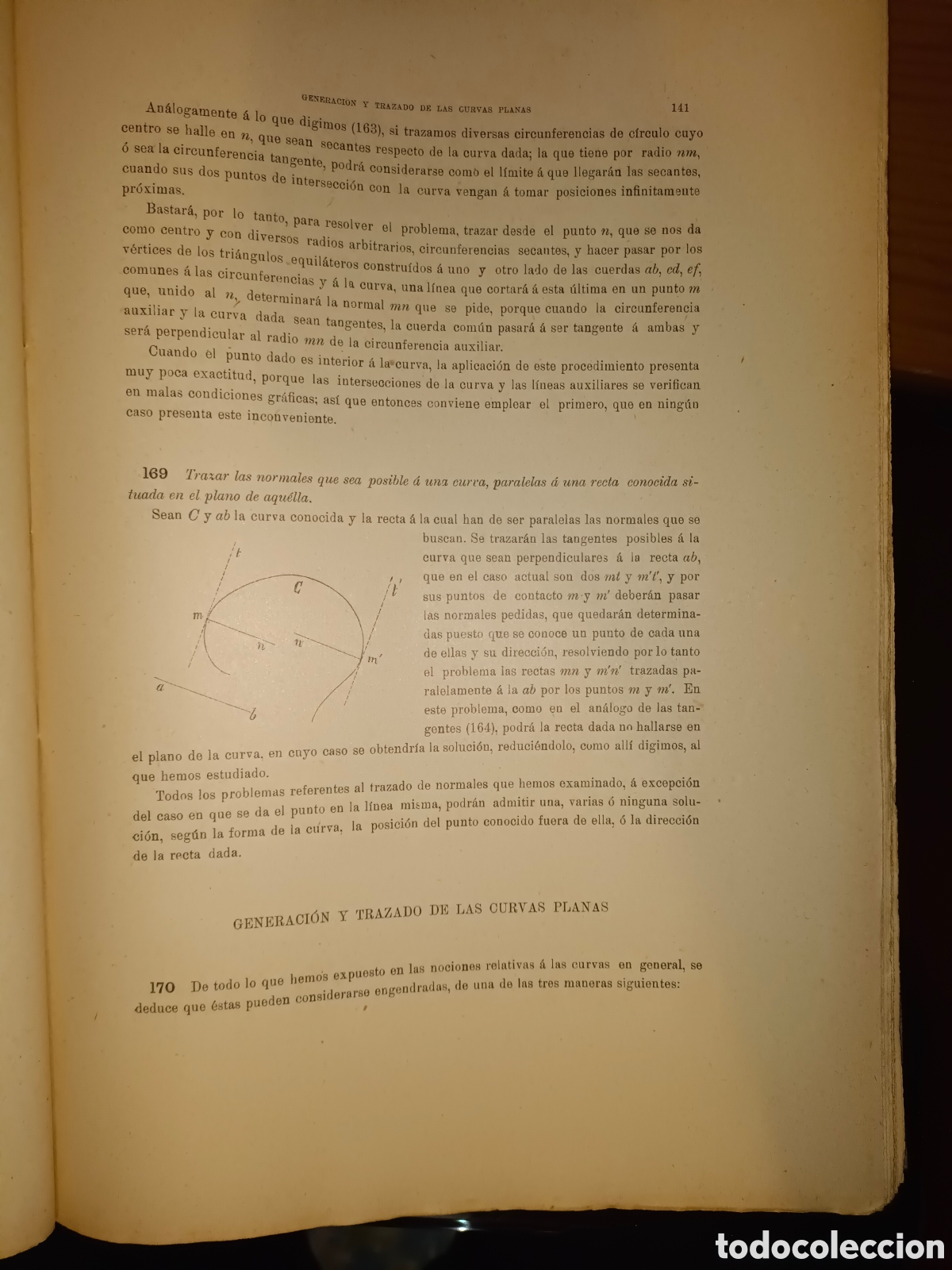 Libros antiguos: Dos Tomos Curso de Geometr&iacute;a Descriptiva - Foto 7