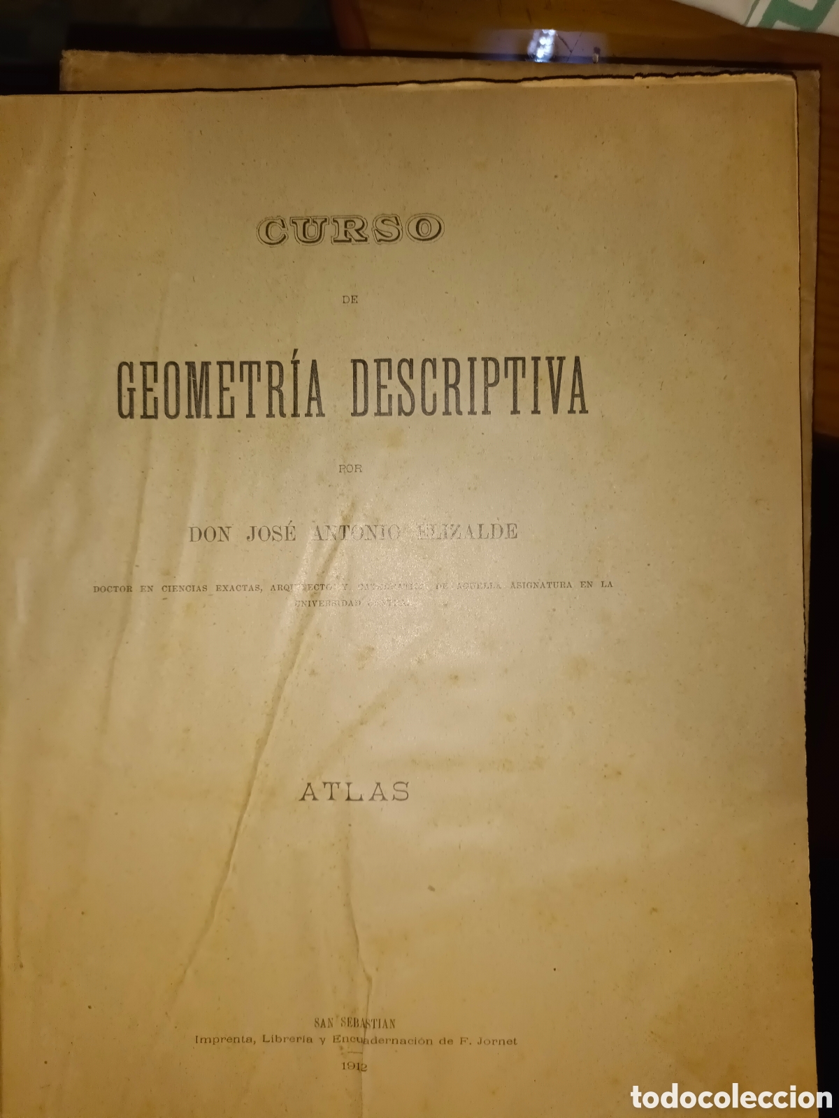 Libros antiguos: Dos Tomos Curso de Geometr&iacute;a Descriptiva - Foto 10