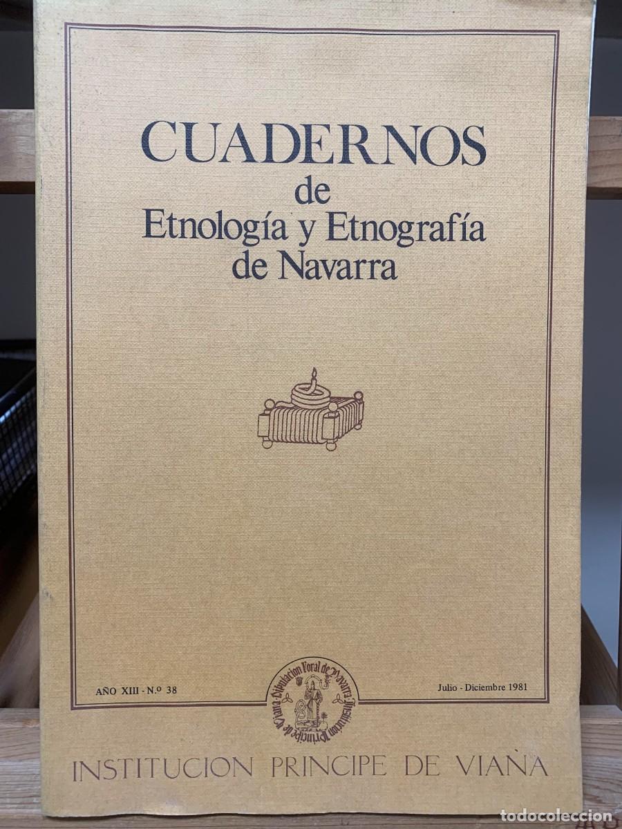 Libros antiguos: Cuadernos de Etnolog&iacute;a y Etnograf&iacute;a de Navarra N&ordm; 38