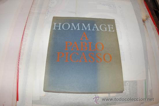 Libros antiguos: Libro de Picasso Hommage a PABLO PICASSO. - Foto 1