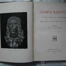 Libros antiguos: MANTEGNA. L'OEUVRE DU MAITRE