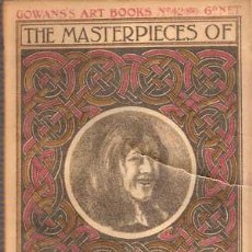 Libros antiguos: JAN STEEN - THE MASTERPIECES OF ... (1910) COLECCIÓN GOWANS ART BOOKS Nº 42