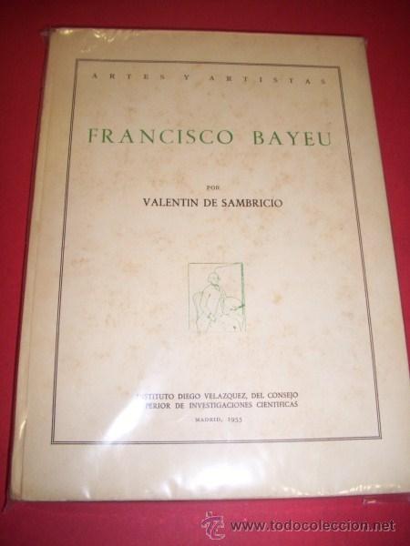 Libros antiguos: SAMBRICO, Valent&iacute;n - Francisco Bayeu - Foto 1