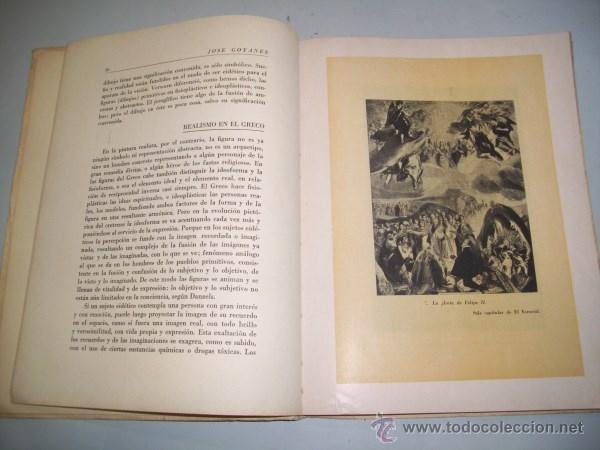 Libros antiguos: GOYANES CAPDEVILA, Jos&eacute;. El Greco, pintor m&iacute;stico - Foto 2