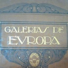 Libros antiguos: L- 455. GALERIAS DE EUROPA. MUSEOS DE FLORENCIA. EDITORIAL LABOR. 1924.