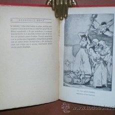 Libros antiguos: MUTHER, RICARDO: FRANCISCO DE GOYA. MONOGRAFÍAS DE ARTE. 1909. Lote 48586030