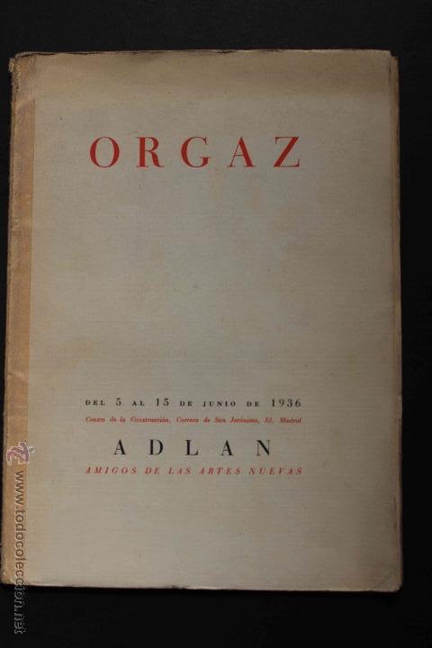Libros antiguos: ADLAN. Exposici&oacute;n ORGAZ. 1936 - Foto 1