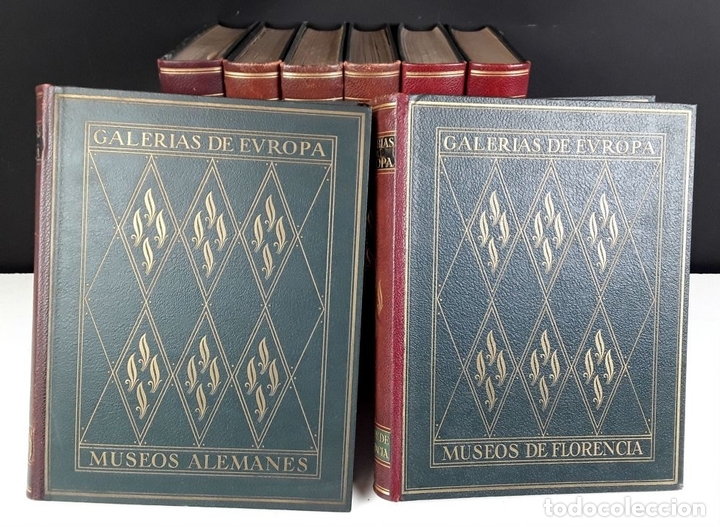 Libros antiguos: EDITORIAL LABOR. ÁLBUM DE LAS GALERÍAS DE PINTURAS. 8 TOMOS(VER DESCRIPCIÓN). S/F. - Foto 2 - 80616190