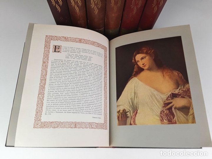 Libros antiguos: EDITORIAL LABOR. ÁLBUM DE LAS GALERÍAS DE PINTURAS. 8 TOMOS(VER DESCRIPCIÓN). S/F. - Foto 7 - 80616190