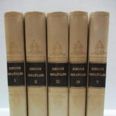 Libros antiguos: DIBUJOS ESPAÑOLES. SÁNCHEZ CANTÓN, F. J. 1930 5 VOLS. PROFUS. ILUSTRADOS.