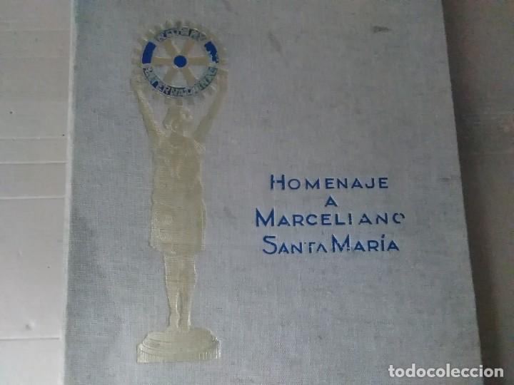 Libros antiguos: Homenaje a marceliano santamaria libro. & - Foto 2