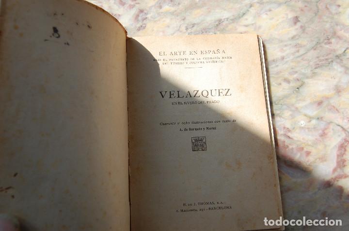 Libros antiguos: VELAZQUEZ EN EL MUSEO DEL PRADO. EDIT. THOMAS. TAPA RUSTICA. - Foto 5