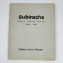 CATÁLOGO SUBIRACHS DIBUIXOS, DIBUJOS, DRAWINGS, 1954 - 1974, GALERIA ARTUR RAMON. 17X20,5CM
