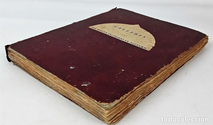 Libros antiguos: GALLERIA DELLE PIU BELLE INCISIONI IN ACCIAIO. TOMO I. EDIT. PAOLO FUMAGALLI. 1840. - Foto 7 - 138118862