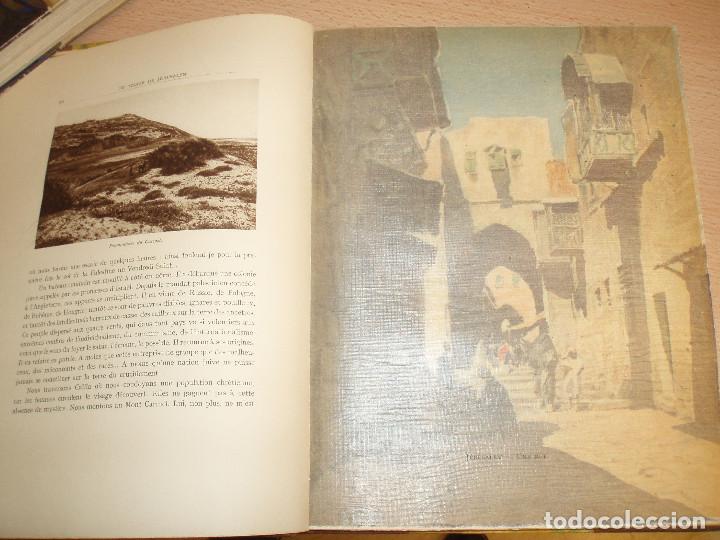Libros antiguos: Le visage de Jerusalem, aquarelles - Foto 6