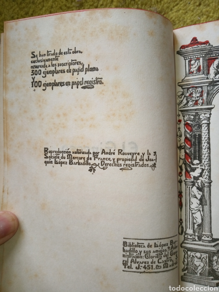 Libros antiguos: El Gineceo. Andr&eacute; Rouveyre - Foto 3