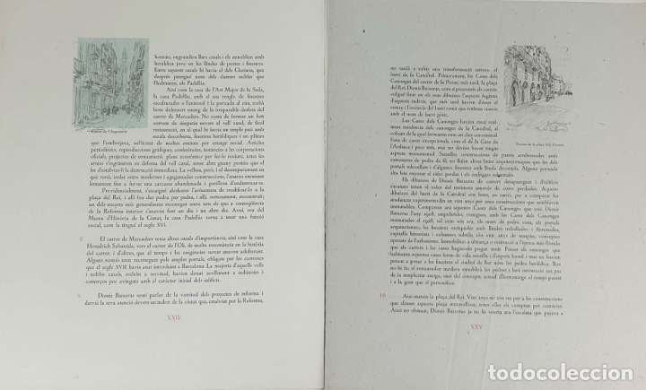 Libros antiguos: BARCELONA VISTA PER DIONÍS BAIXERAS. EDITOR AYMÁ. SIN NUMERAR. 1947. - Foto 4 - 176234634