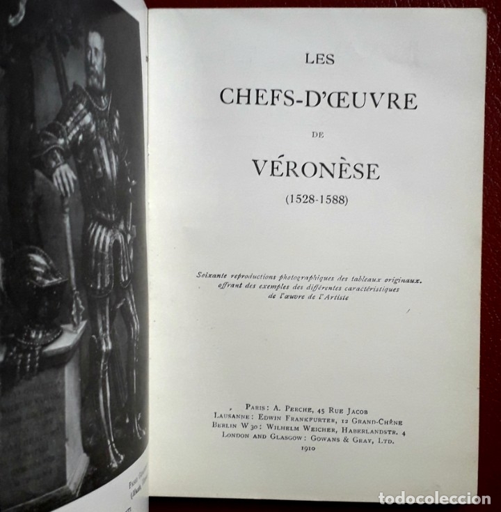 Libros antiguos: Les Chefs dOeuvre de Veronese - Foto 2