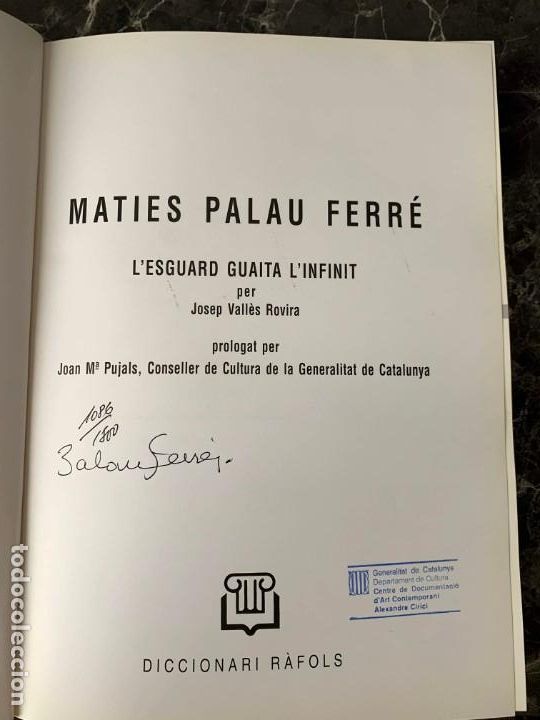 Libros antiguos: MATIES PALAU FERR&Eacute; - Foto 1