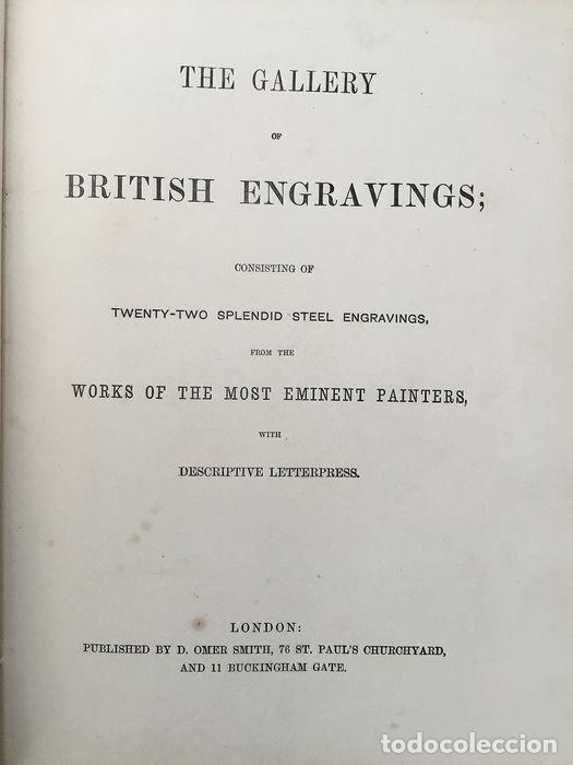 Libros antiguos: Gallery of British Engravings - 1865 - Foto 27 - 195995812
