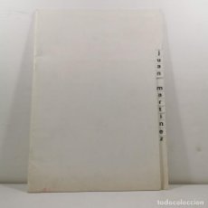 Libros antiguos: CATALOGO EXPOSICIÓN ARTE - MARCA RELLI - JUAN MARTÍNEZ - GALERIA ADRIÀ - MARZO ABRIL 1976 / N-10.411