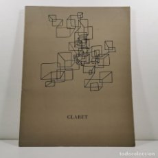 Libros antiguos: CATALOGO EXPOSICIÓN ARTE - JOAN CLARET - SALA GASPAR - 1966 - BARCELONA / N-10.485