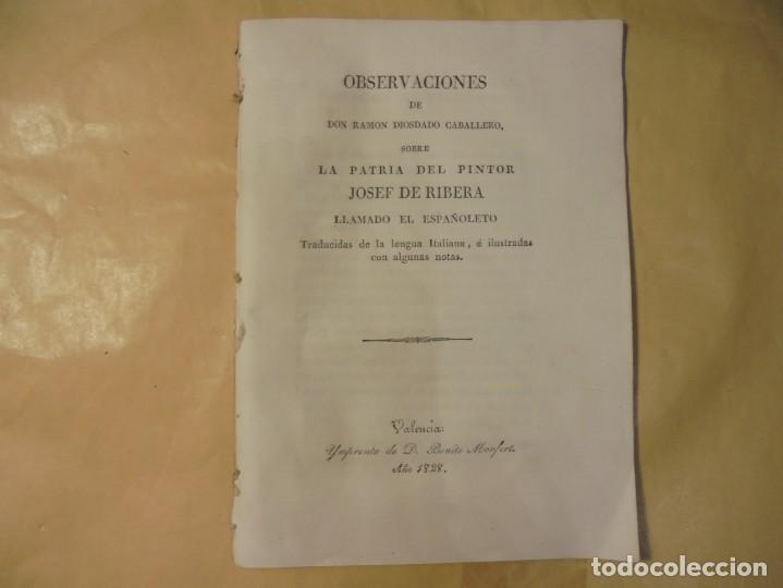 Libros antiguos: ESPA&Ntilde;OLETO. JOSE DE RIBERA. 1828 - Foto 1