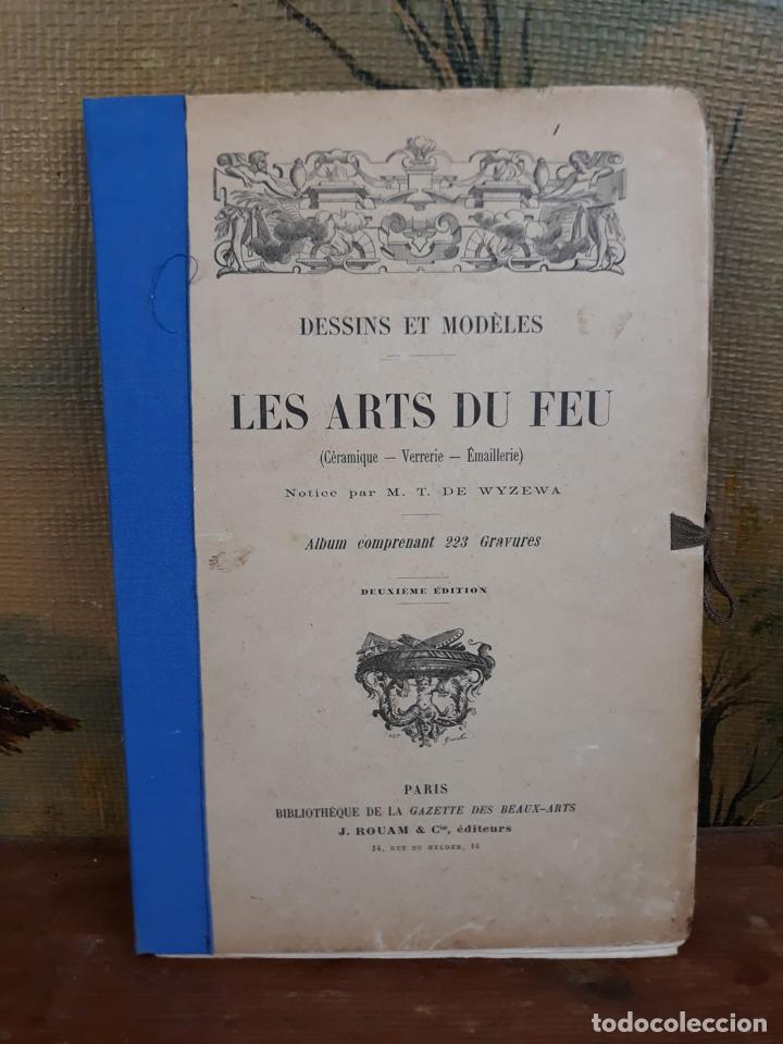 Libros antiguos: CERAMIQUE / LES ARTS DU FEU dessins et modèles 223 gravures 1889 - Foto 1 - 216006525