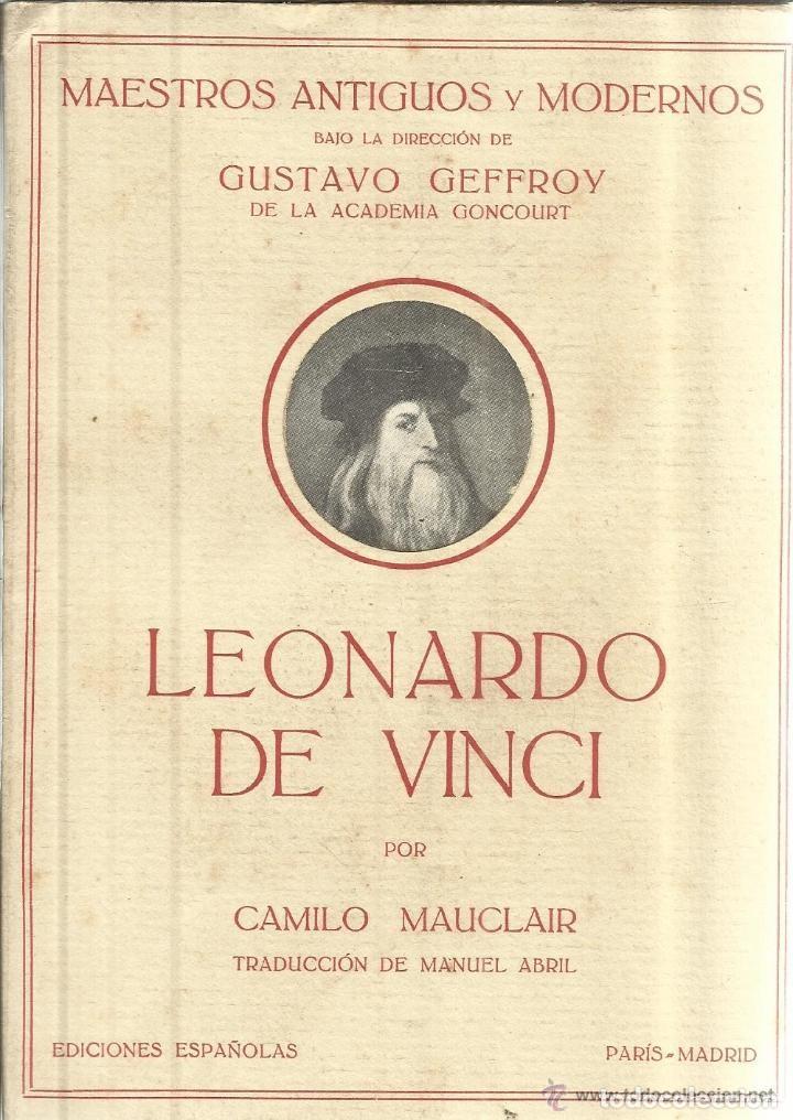 Libros antiguos: Camilo Mauclair - Leonardo de Vinci - Foto 1
