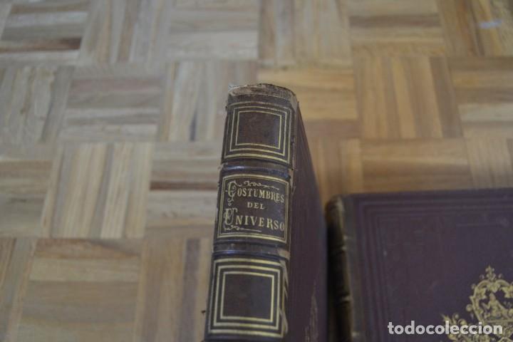 Libros antiguos: Costumbres del universo. 2 tomos - Foto 11